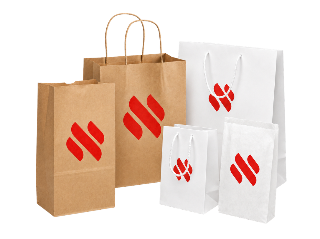 Custom printed paper bags
